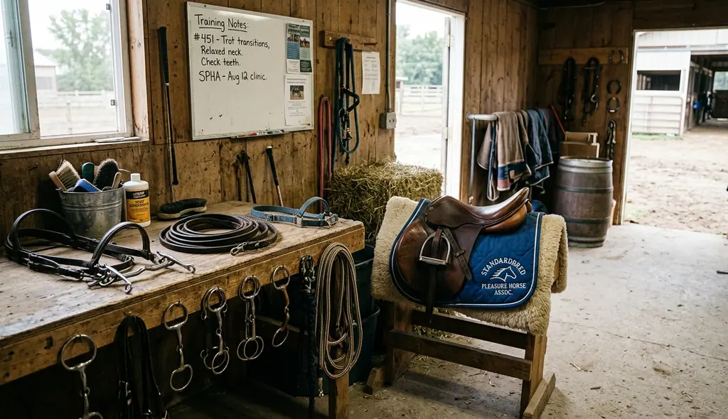 Image showing standardbred_track_transition