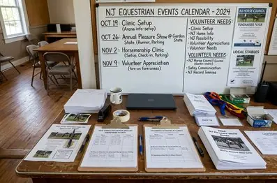 Standardbred events and shows visualization